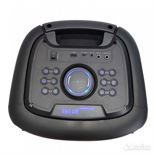 Блютуз колонка большая с LED подсветкой 1400 вт