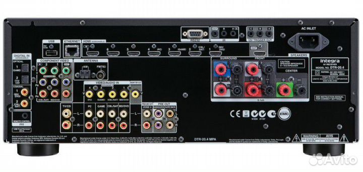 Ресивер и усилитель Integra DTM 40.4 и DTR 20.4