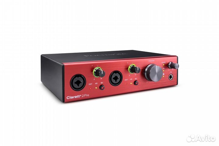 Аудиоинтерфейс focusrite Clarett+ 2Pre