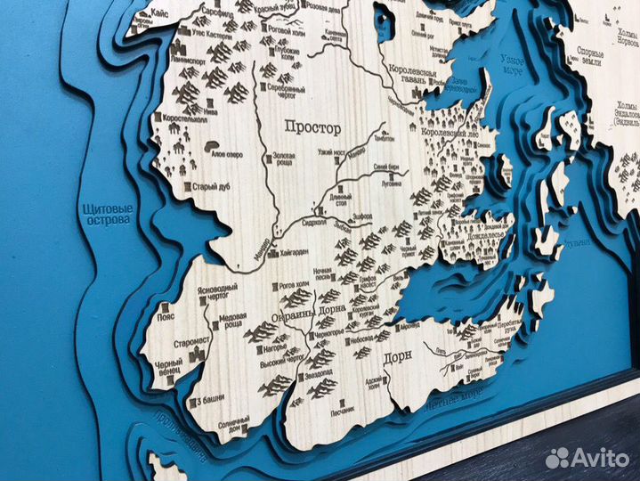 Карта Вестероса (Игра Престолов)