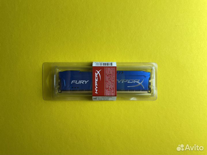 DDR3 8 GB 1600 mhz HyperX Fury для пк Новая