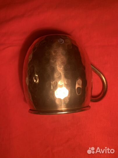 Кружка Медная Медь Индия Пузатая Коллекционная