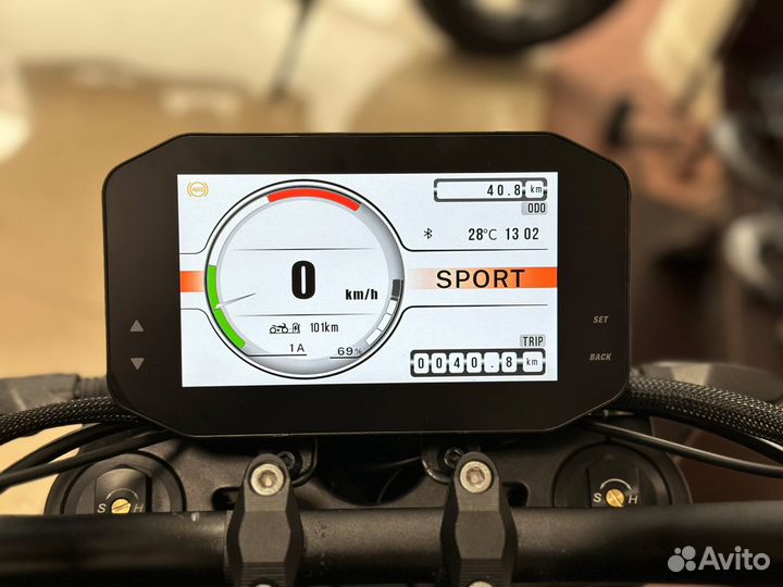 Мотоцикл электрический Alrendo TS Bravo