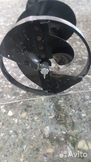 Шнек для льда 300 мм в комлекте с 1 зубатым ножом