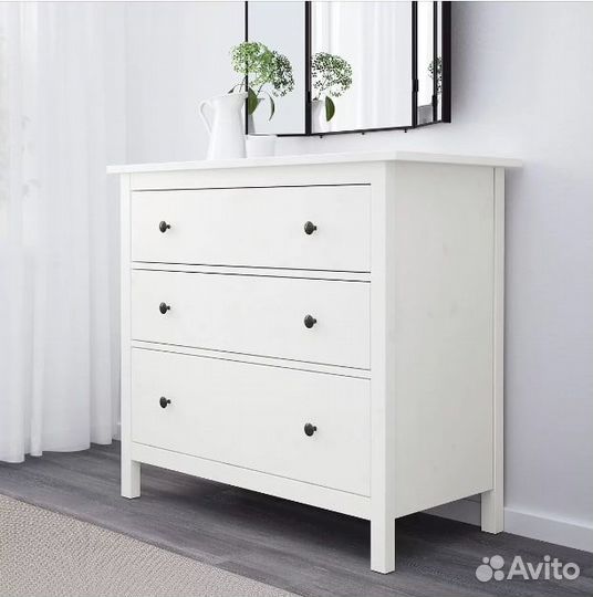 Комод IKEA хемнэс белый