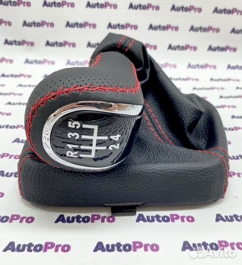 Ручка кпп в коже с чехлом ваз 2113-2115