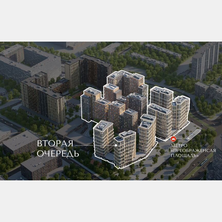 1-к. квартира, 44,7 м², 3/16 эт.