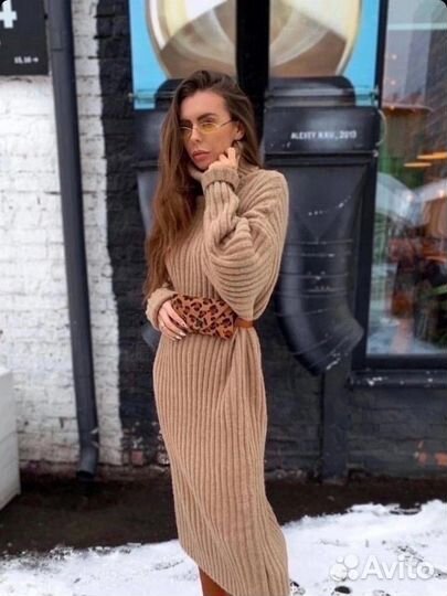 Теплые платья женские стильные