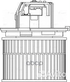 Э,вентилятор отоп. LFH2170 luzar
