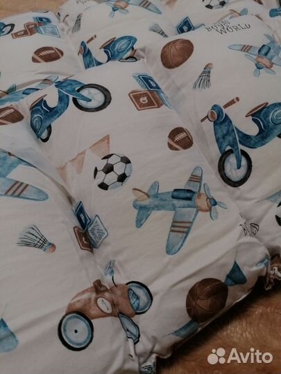 Бортики в детскую кроватку