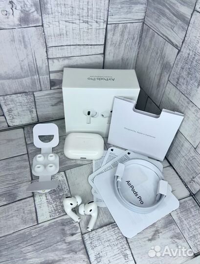 Airpods pro с шумоподавлением premium гарантия