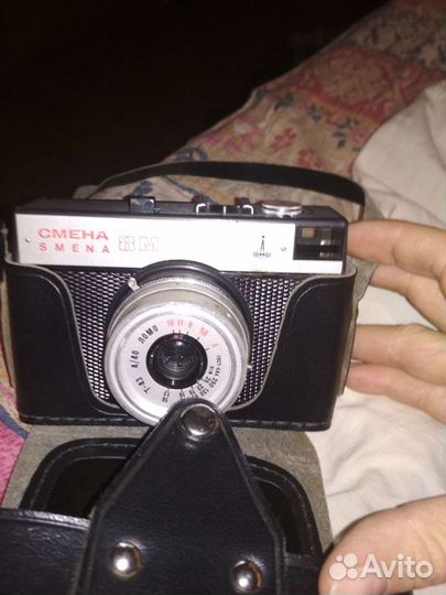 Плёночный фотоаппарат смена 8м и вспышка сэф-3
