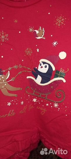 Лонгслив для девочки 98