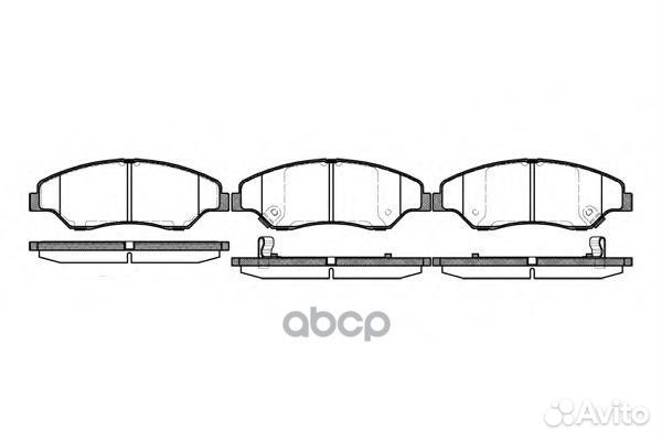 Комплект тормозных колодок, дисковый тормоз 073