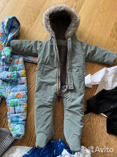 Вещи детские пакетом 74-80 зима/осень