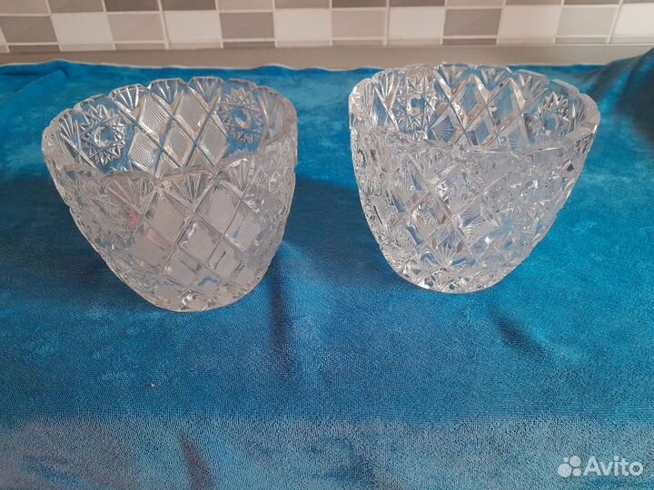 Хрустальные салатники СССР