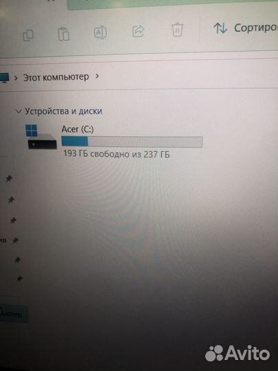 Ноутбук Acer Aspire3 n19c1 i3/8/256ssd/uhd