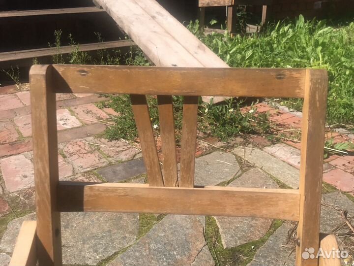 Детские винтажные складные стульчики