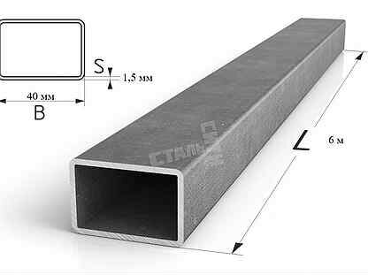 Труба 40х10х1,5