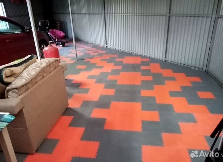 Пвх плитка для гаража