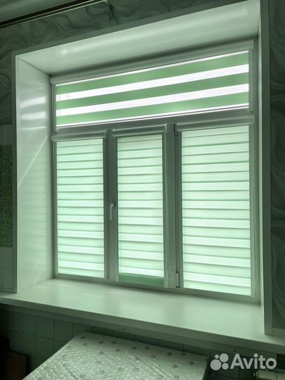 Рулонный шторы зебра 