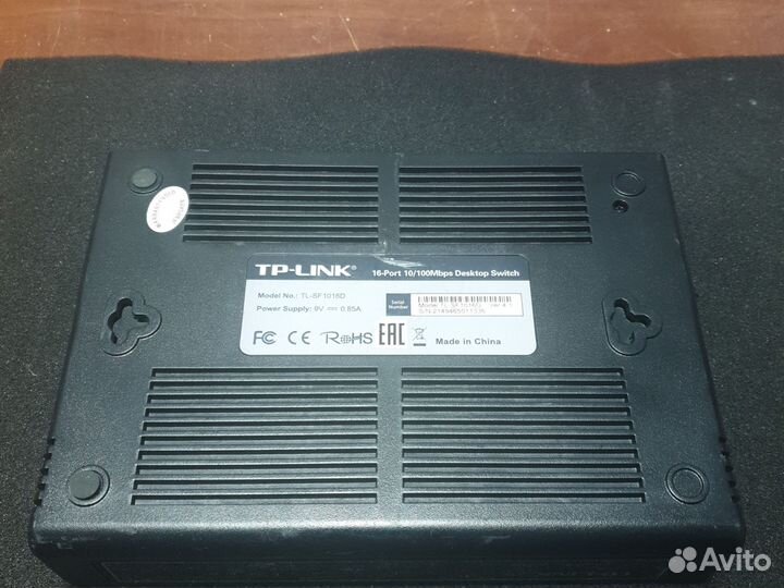 Коммутатор неуправляемый 16 портов 10/100 Mbps