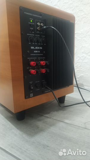 Сабвуфер aleks audio редкий мощный активный