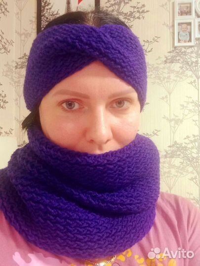 Снуд новый вязаный (ручная работа)