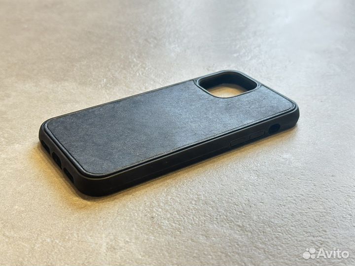 Чехол на iPhone 12 pro натуральная кожа