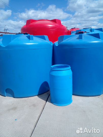 Бочка пластиковая 227литров б/у.из под соли