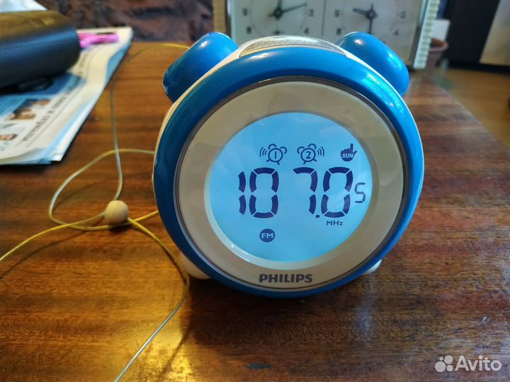 Sony, Philips(электронные радиочасы будильник) с з