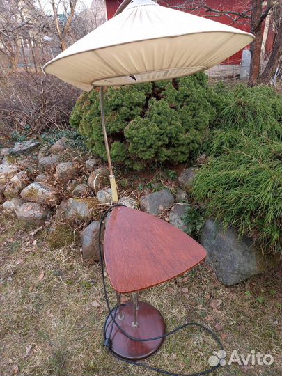 Торшер напольный со столиком СССР