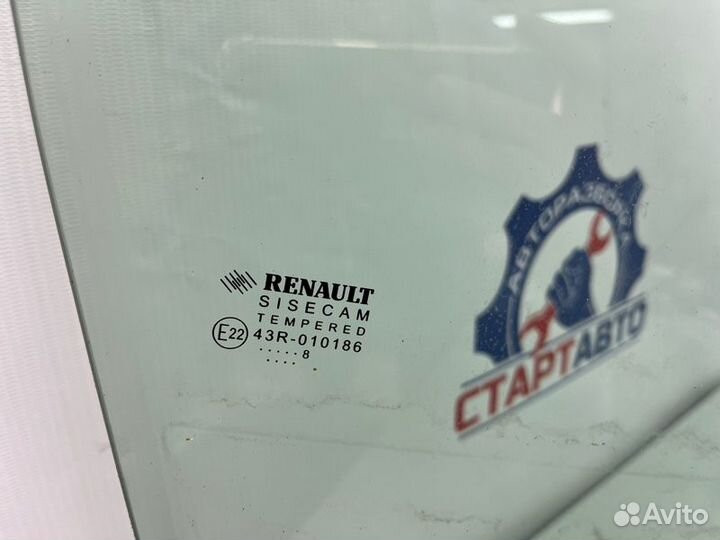 Стекло двери переднее правое Renault Logan 2