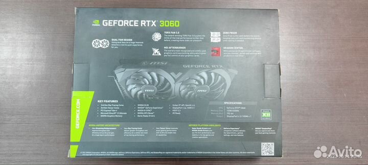Видеокарта rtx 3060 12 гб