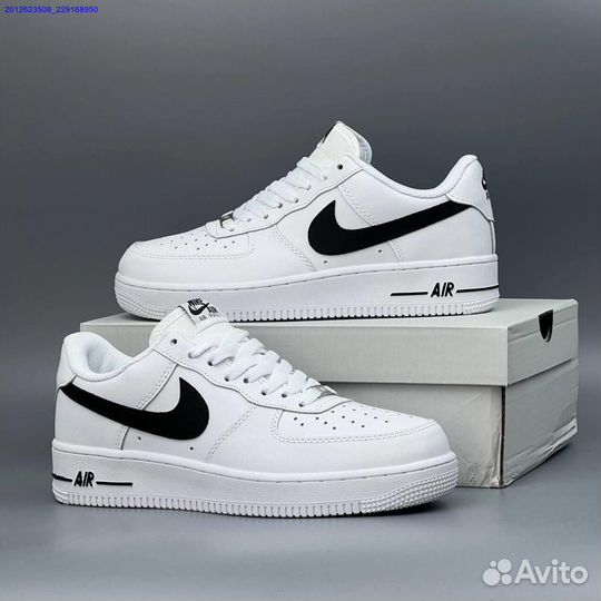 Nike Air Force 1 Black&White (Арт.78020)