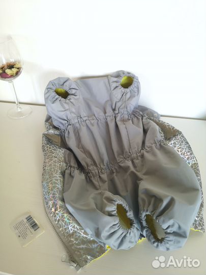 Дождевик для корги/таксы девочки 40 см