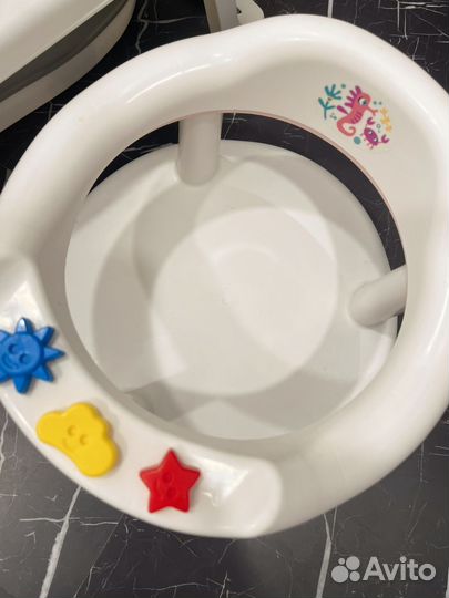 Ванночка для купания с гамаком + стульчик