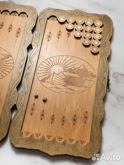 Нарды Качественные лакированные Армения новые 50см