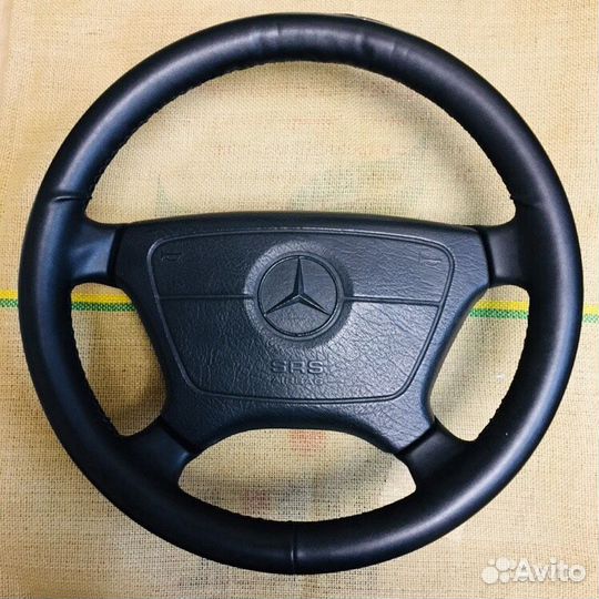 Руль Mercedes w202 w210 кожа