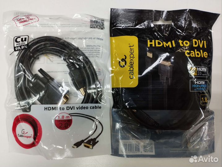 Кабель DVI-D, miniHdmi, microHdmi,DVI-hdmi и т.д
