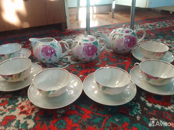 Дулевский,фарфоровый, чайный сервиз