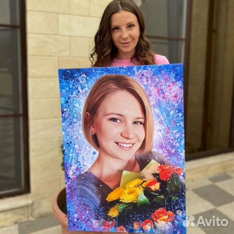 Портрет по фото на холсте от 1 дня в Астрахани