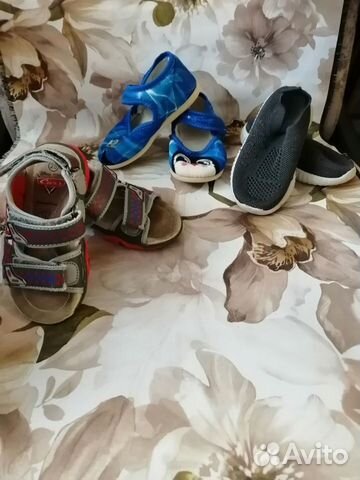 Детская обувь пакетом 24-25 Сандалии, тапки