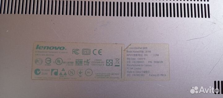 Нетбук lenovo IdeaPad S400