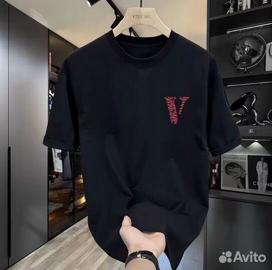 Футболка Vlone kisses black T