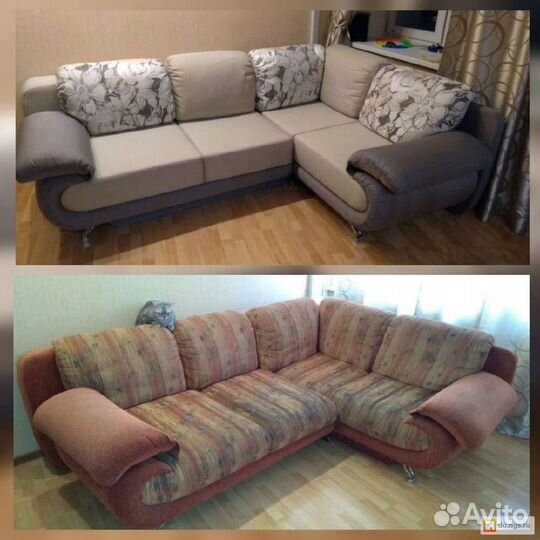 Перетяжка мягкой мебели