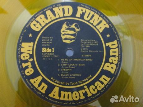 Grand Funk* – We're An American Band
