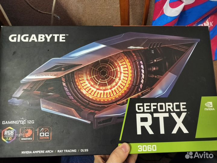 Видеокарта Gigabyte geforce rtx 3060 12 гб OC