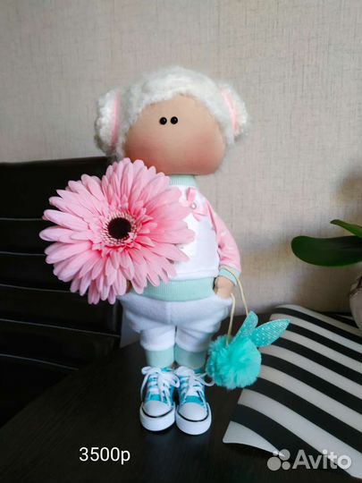 Интерьерная кукла Тильда ручной работы