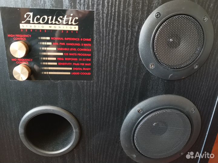 Колонки Acoustic studio monitor 3314